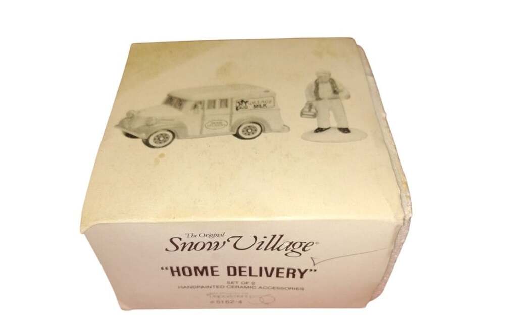 Department 56 The Original Snow Village Home Delivery Accessory Set